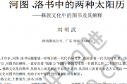 刘明武：河图、洛书中的两种太阳历——彝族文化中的图书及其解释  